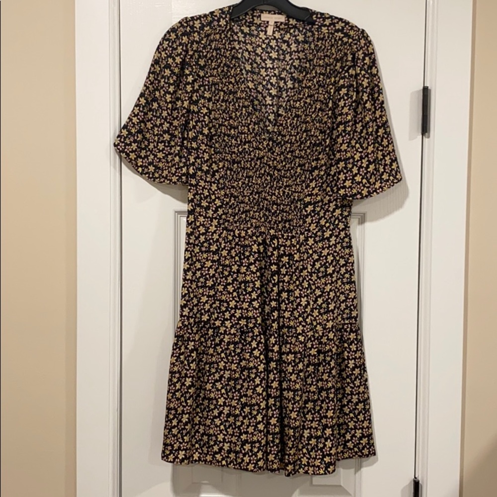 Rebecca Taylor Floral smocked dress with pockets